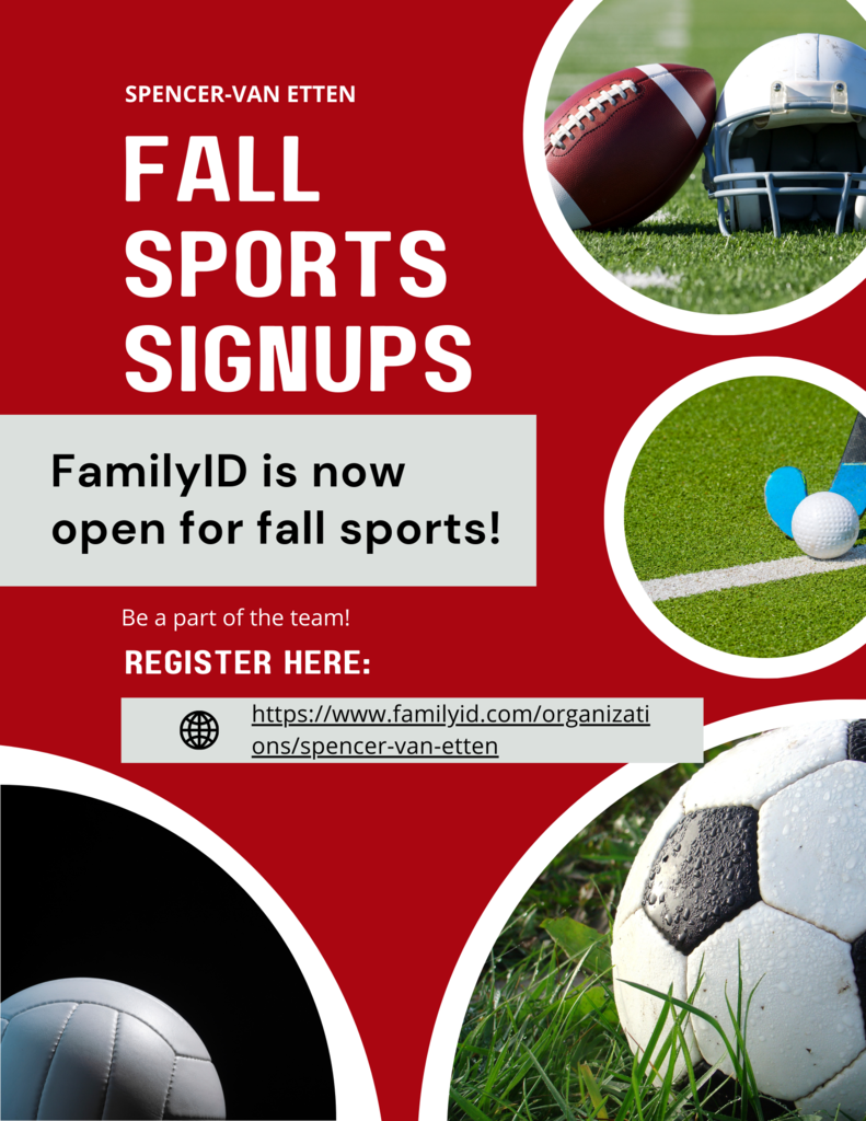 Fall Sports Signups